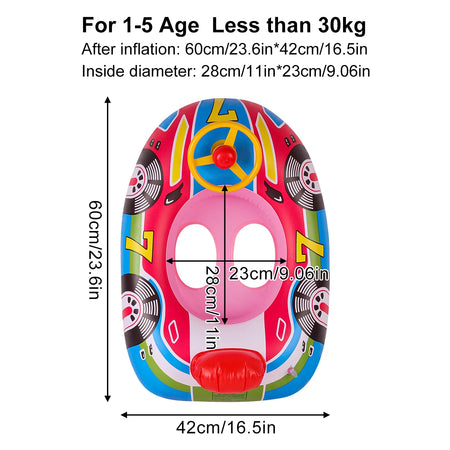 Car-Shaped Pool Float Ring &ndash; Fun and Safe Summer Swim
