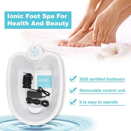 Detox Ion Foot Spa Bath Basin &ndash; Vibration Therapy Massage
