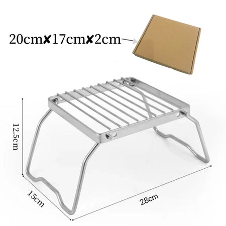 Outdoor Stainless Steel Stove Holder &ndash; Durable Portable Cooking Solution