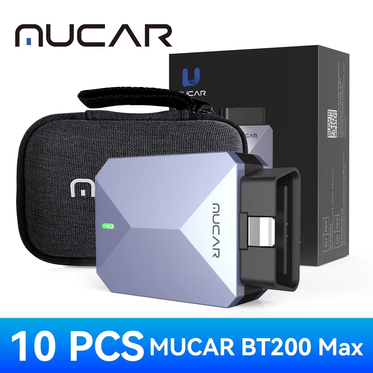 MUCAR BT200 MAX OBD2 Scanner - Full System Diagnostics