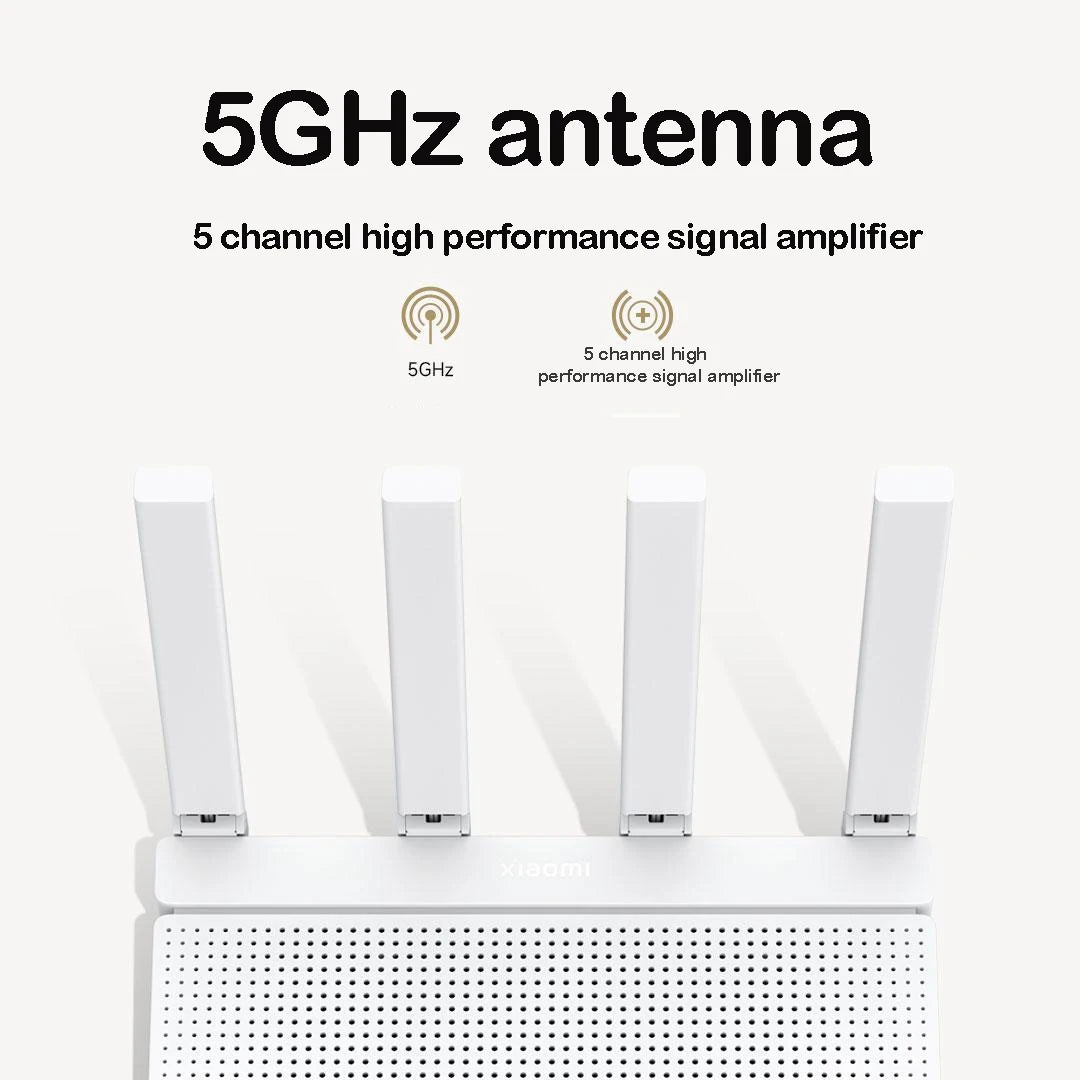 Xiaomi AX3000T Router &ndash; WiFi 6 Mesh Dual WAN Repeater