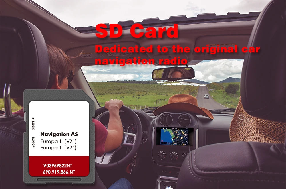 AS V21 32GB SD Card &ndash; Europe Maps For Seat Cars Navigation