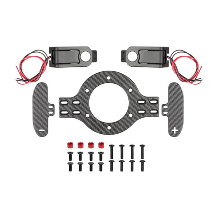 Carbon/Black Racing Simulation Steering Wheel Magnetic Shift Paddles For Logitech 923 G29 G27 G25 G920 For Thrustmaster by InterCyprus Trading Ltd