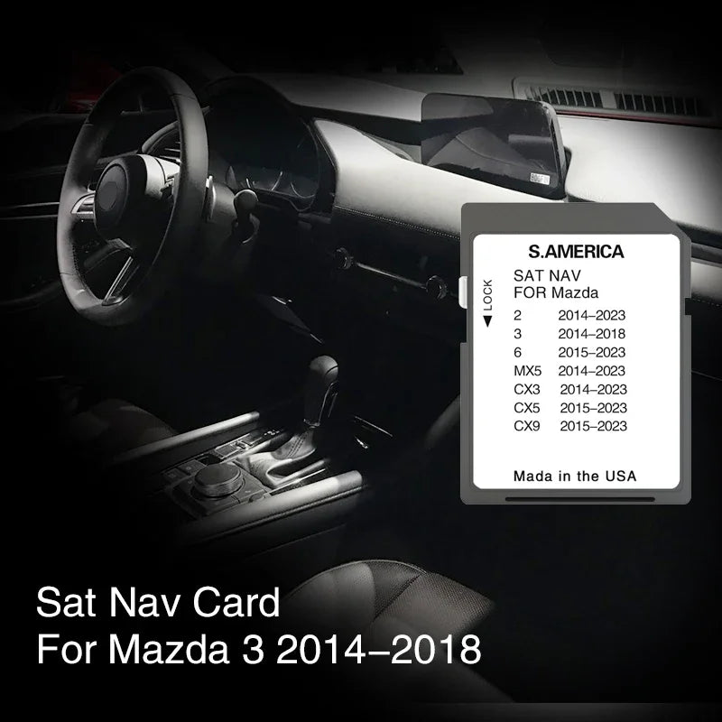 Navinesa Mazda 3 2014-2018 Navi Update - South America Maps CHINA / for Mazda 3 2014