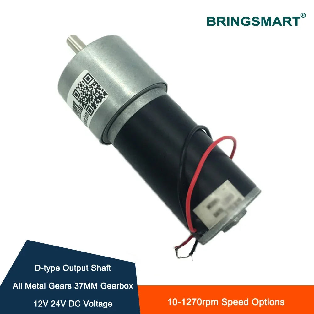 High Torque 37GB31Y 12V 24V DC Gear Motor - Customizable &amp; Efficient 60rpm / 12V / package B
