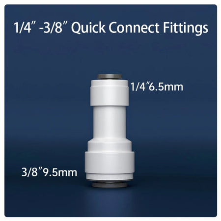 Straight RO Quick Water Fitting &ndash; Durable 1/4 Inch Hose Connector 2