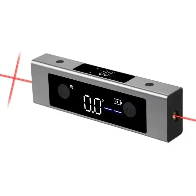 2 In 1 Laser Level Ruler Type-C &ndash; Dual Laser Protractor