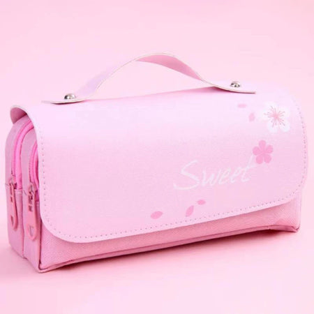 JETTING Cute Cat Double Layer Pencil Case