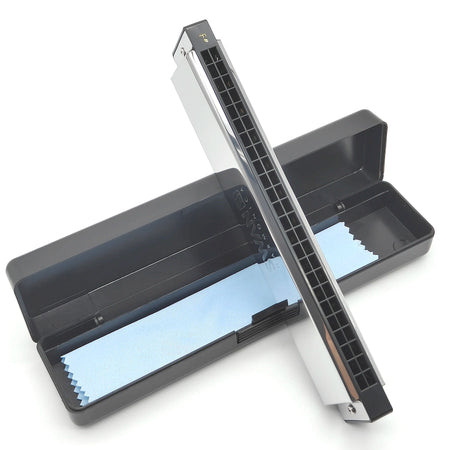 Swan 24 Hole Tremolo Harmonica &ndash; Ideal For Beginners Key of Gb