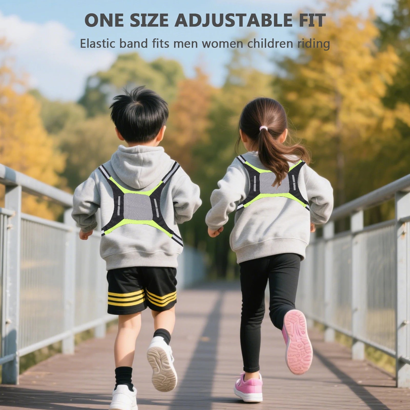 LED Running Vest &ndash; Bright LED Illumination Night Safety
