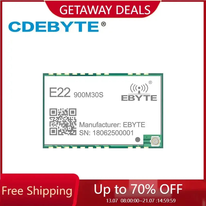 CDEBYTE E22 900M30S 915MHz LoRa SX1262 Transceiver 30dBm Default Title