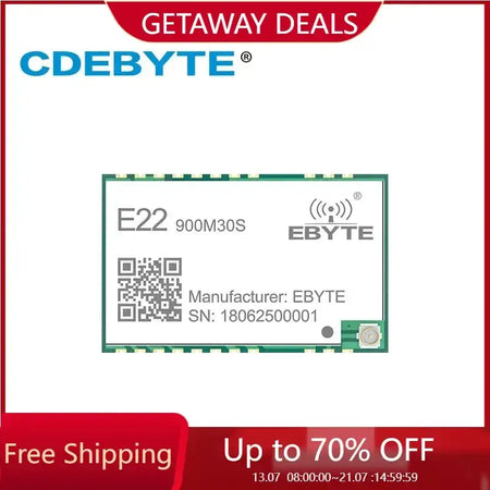 CDEBYTE E22 900M30S 915MHz LoRa SX1262 Transceiver 30dBm Default Title
