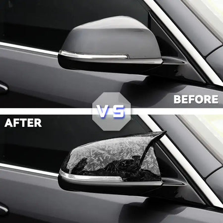 BMW Mirror Cover Caps ABS Gloss Black For 1 2 3 4 Series