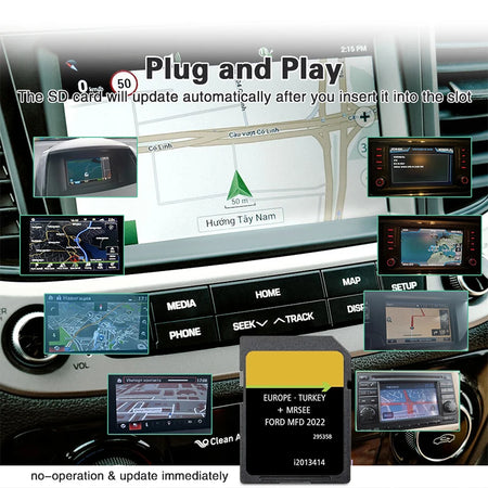 Navigation SD Card 2022 Update Ford Sat Nav &ndash; Free Shipping