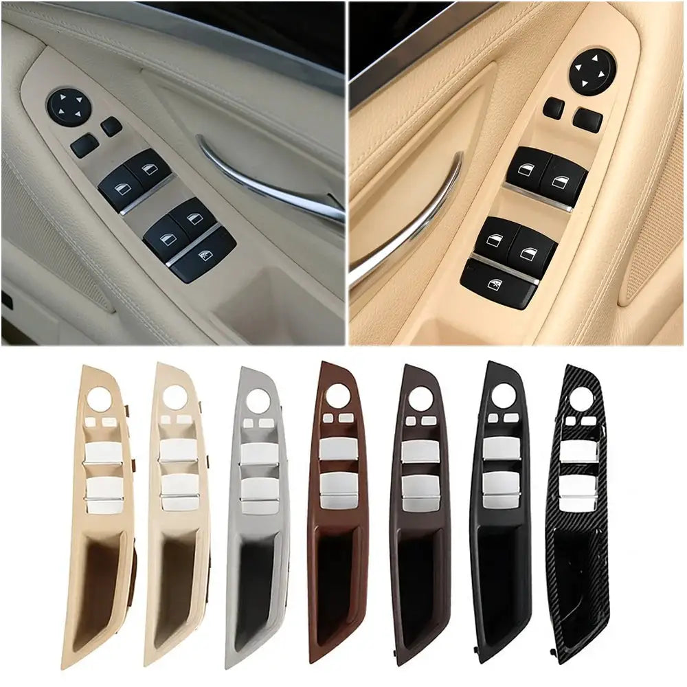 F10 F11 Car Inner Door Panel Handle Armrest Pull Trim Cover For BMW 5 Series F10 F11 520i 523i 525i 51417225867 Replacement by InterCyprus Trading Ltd