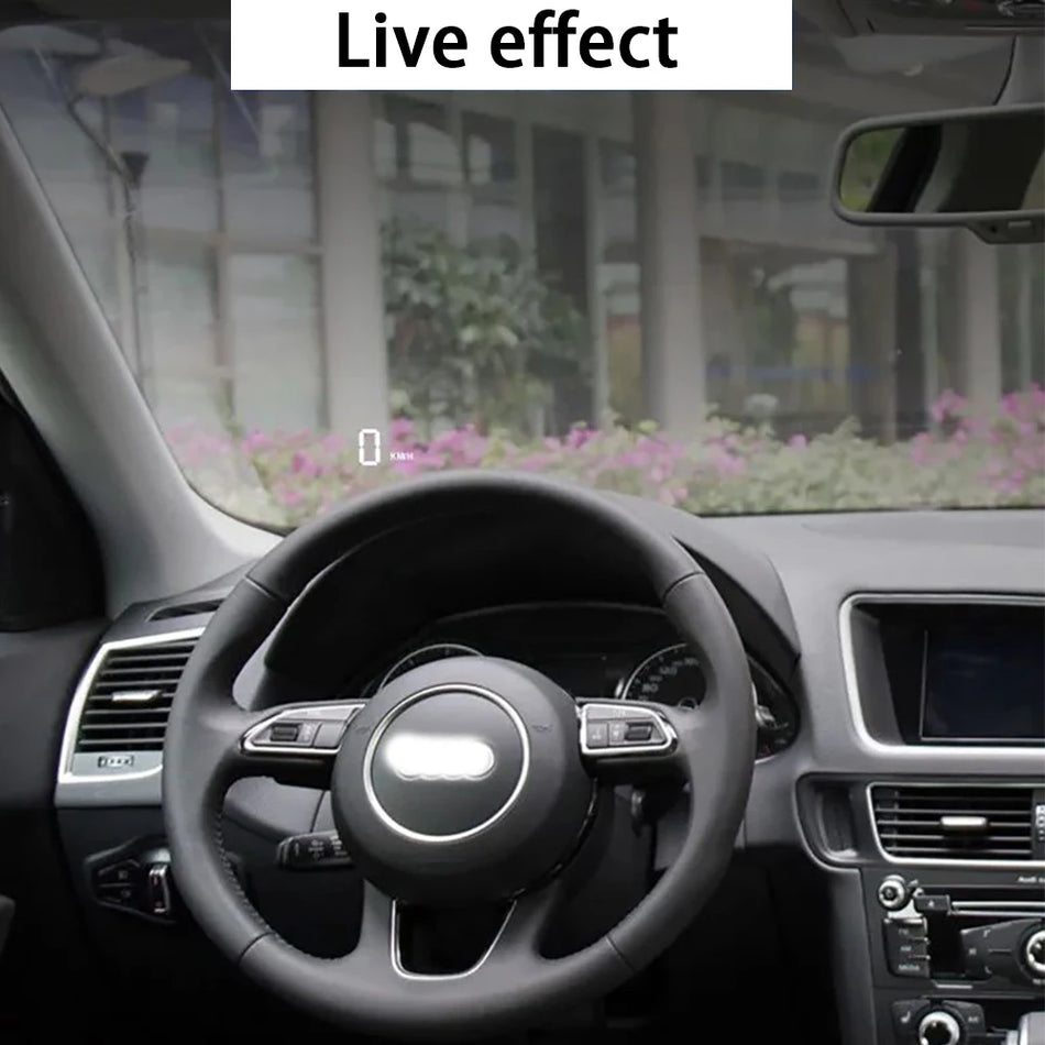 Audi Q5 SQ5 8R için 5 İnç Kablolu Hız Göstergesi Projeksiyon Ünitesi ile Head Up Display