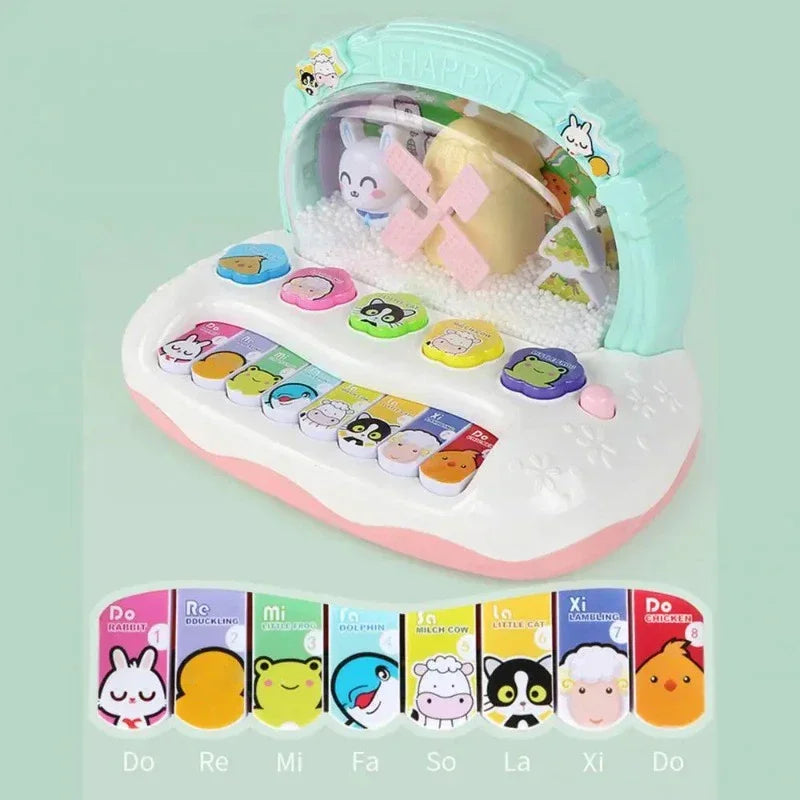 Children's Musical Piano Toy &ndash; Educational and Fun Animal Sounds