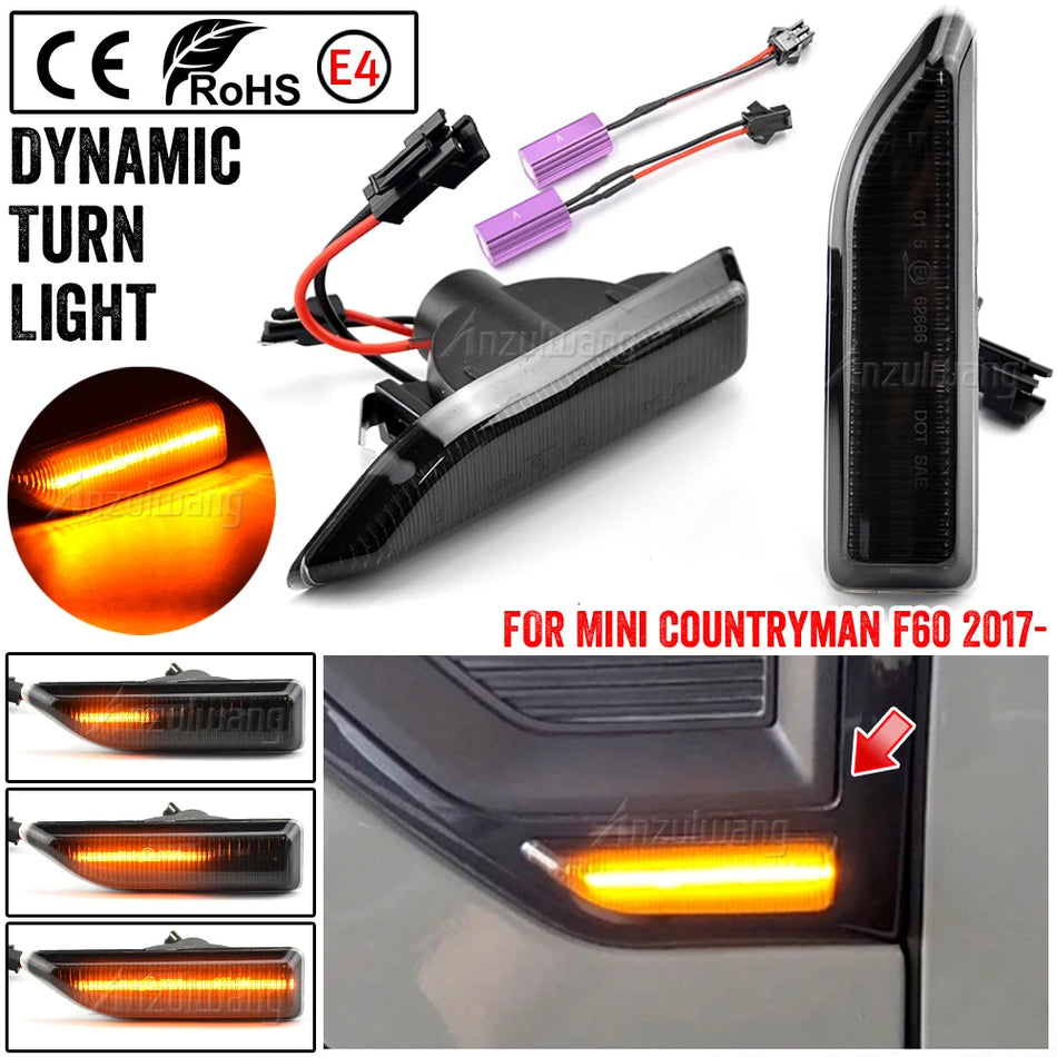 LED boční světlo s čirou čočkou pro Mini Cooper Countryman F60