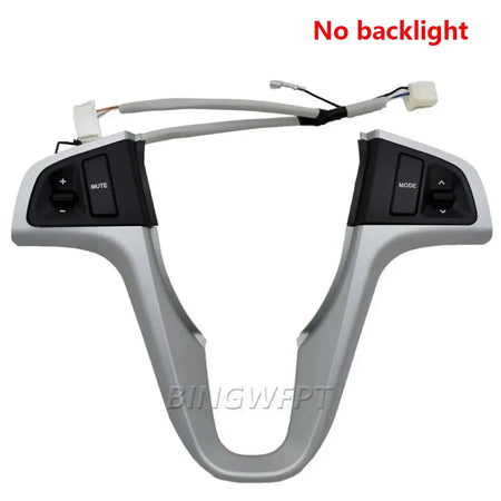 Silver Steering Wheel Control Buttons Switch Without Backlight For Hyundai VERNA Solaris 2010-2015 by InterCyprus Trading Ltd
