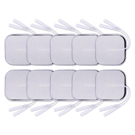 SUOLAER Non-Woven Fabric Self-Adhesive TENS Electrodes Pads for Physiotherapy 20pcs 5x5cm