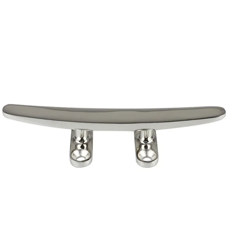 2-Piece 316 Stainless Steel Boat Cleats &ndash; Mirror Polish