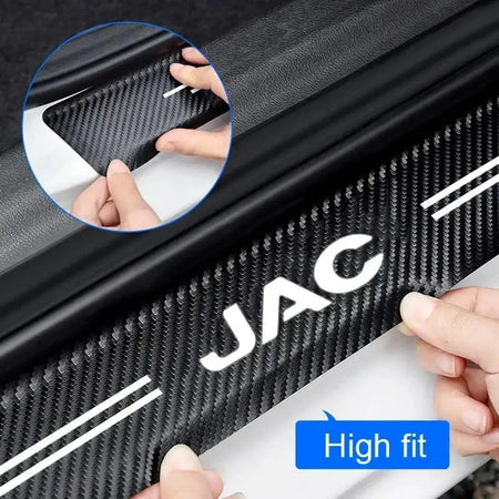 Carbon Fiber Car Door Sill Protector For JAC Refine J