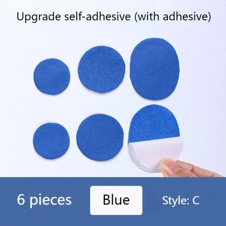 Shoe Heel Protector Adhesive Patch for Sports Sneakers Blue C / CHINA