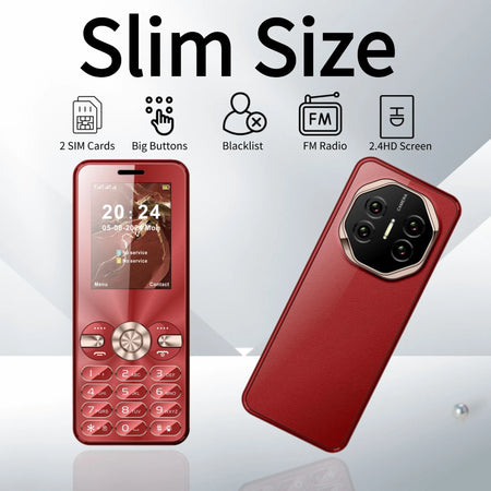 GSM 2G Ultra Slim Budget Phone For The Elderly &ndash; Easy To Use