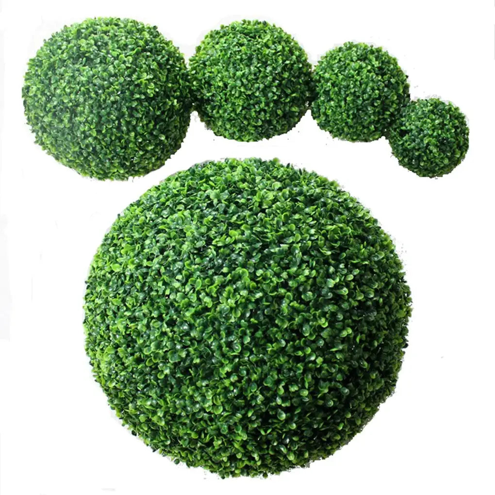 Artificial Grass Dome Ball Plants Simulation Leave Grass Ball Eco-friendly green 15/20/25/30/40cm Indoor Or Outdoor by InterCyprus Trading Ltd