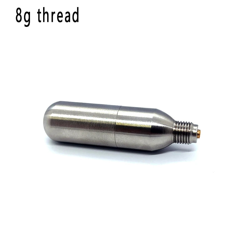 CO2 Refill Tank Cartridges &ndash; Multi Gas Compatibility 8g thread