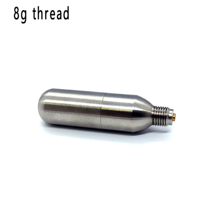 CO2 Refill Tank Cartridges &ndash; Multi Gas Compatibility 8g thread