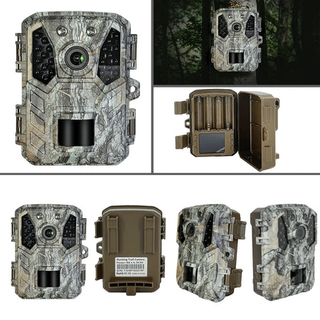 Wildlife Camera 24MP 1080P Night Vision Trail Cam &ndash; WiFi