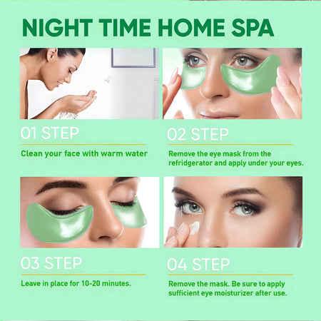 Water Ice Levin Seaweed Hyaluronic Acid Eye Mask &ndash; Reduces Dark Circles and Puffiness