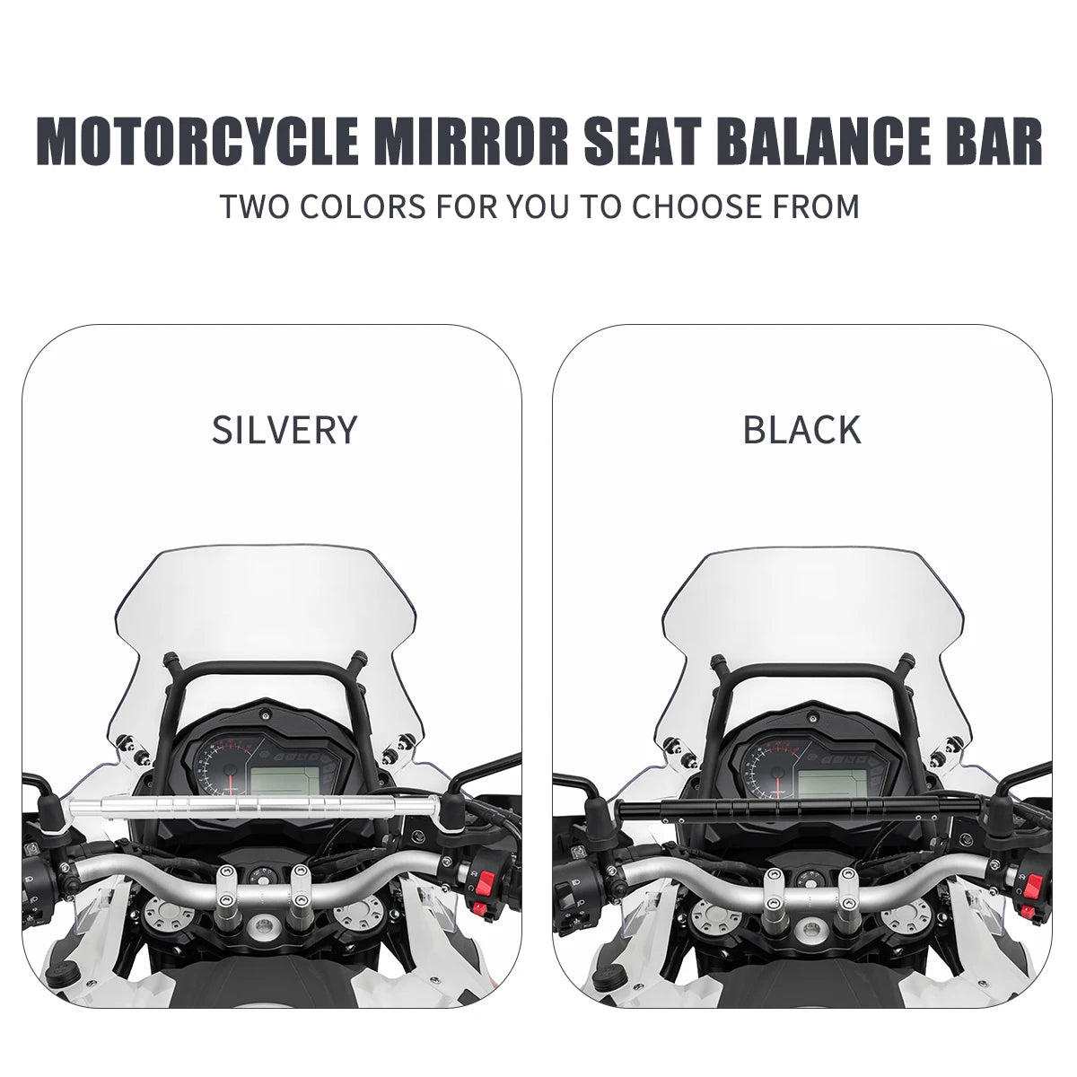 Universal Multifunction Motorcycle Balance Bar &ndash; Length Adjustable Aluminum Alloy Design