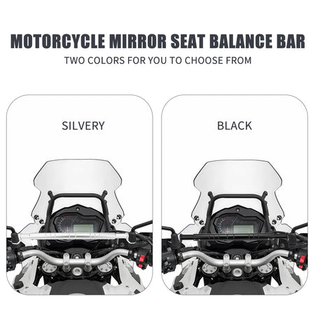 Universal Multifunction Motorcycle Balance Bar &ndash; Length Adjustable Aluminum Alloy Design