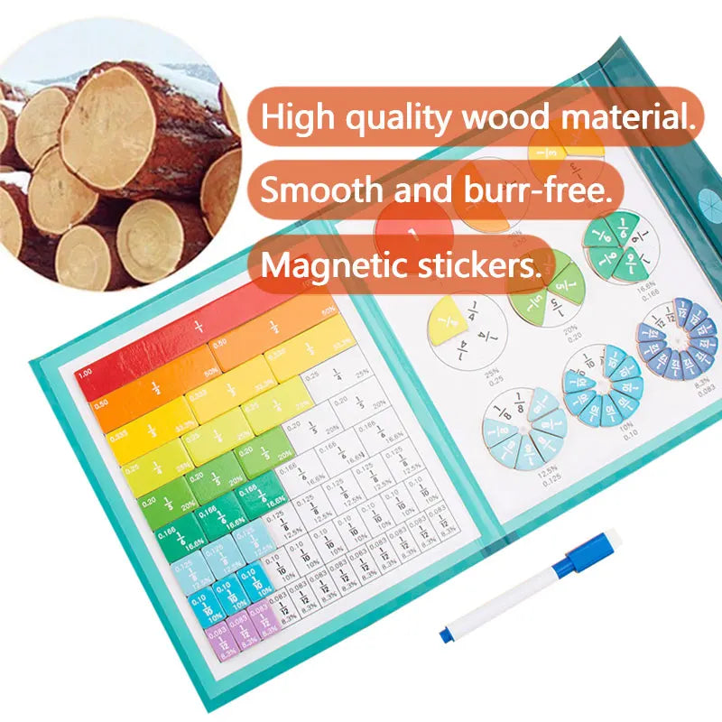 TTF01029 &ndash; Educational Magnetic Fraction Learning Toy Set