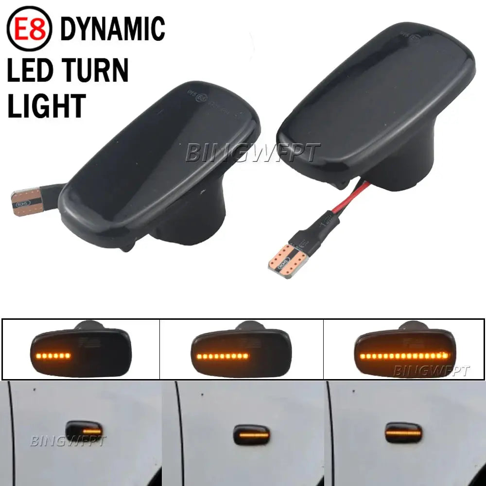 For Toyota Prius Kluger Wish Land Cruiser 200 Prado 120 RAV4 Altezza For Lexus IS300 Dynamic Led Side Marker Lights Turn Signal by InterCyprus Trading Ltd