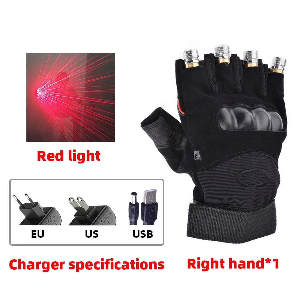 CHEGIT L0465 LED Laser Gloves &ndash; Disco Stage Lighting