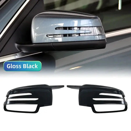 For Mercedes-Benz A B C E S CLA GLA GLK Class W176 W246 W212 W204 Sport Style Side Mirror Covers Rearview Mirror Decoration by InterCyprus Trading Ltd