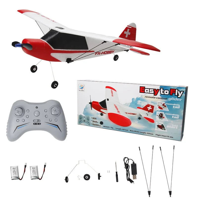 FX9603 J3 Rc Gliders &ndash; Durable EPP Foam Flight Toy For Kids WHITE