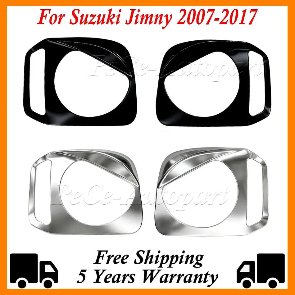 Headlight Cover Trim Frame for Suzuki Jimny 2007-2017 Angry Eyes Design by InterCyprus Trading Ltd