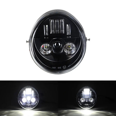 Motorcycle Front Headlight LED Light Hi/Low Beam Light for V Rod VRSCF VRSC VRSCR 2002-2017 by InterCyprus Trading Ltd