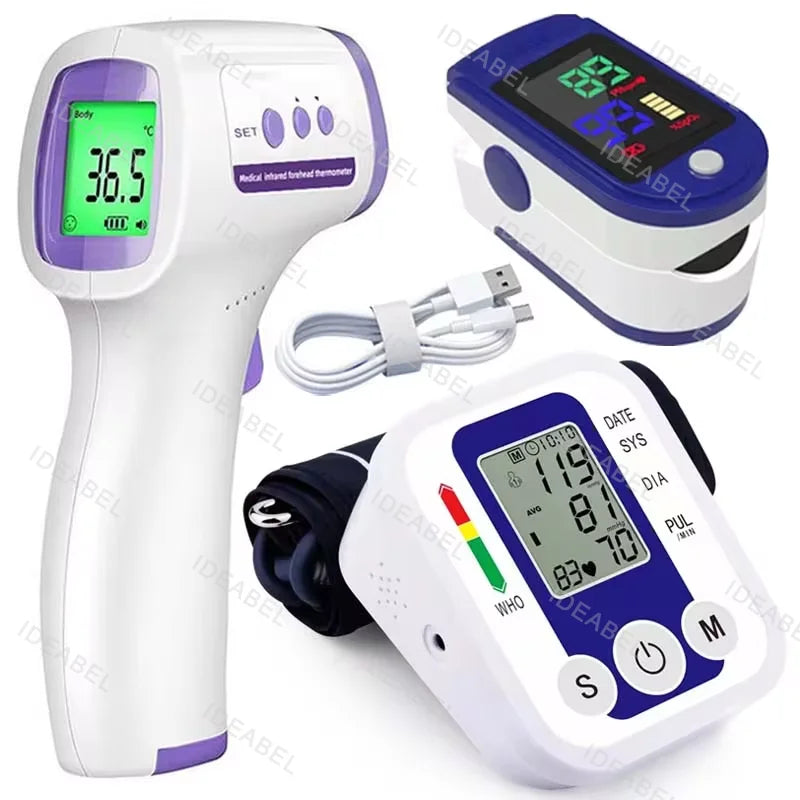 Digital Arm Blood Pressure Monitor with Heart Rate, Auto Cuff