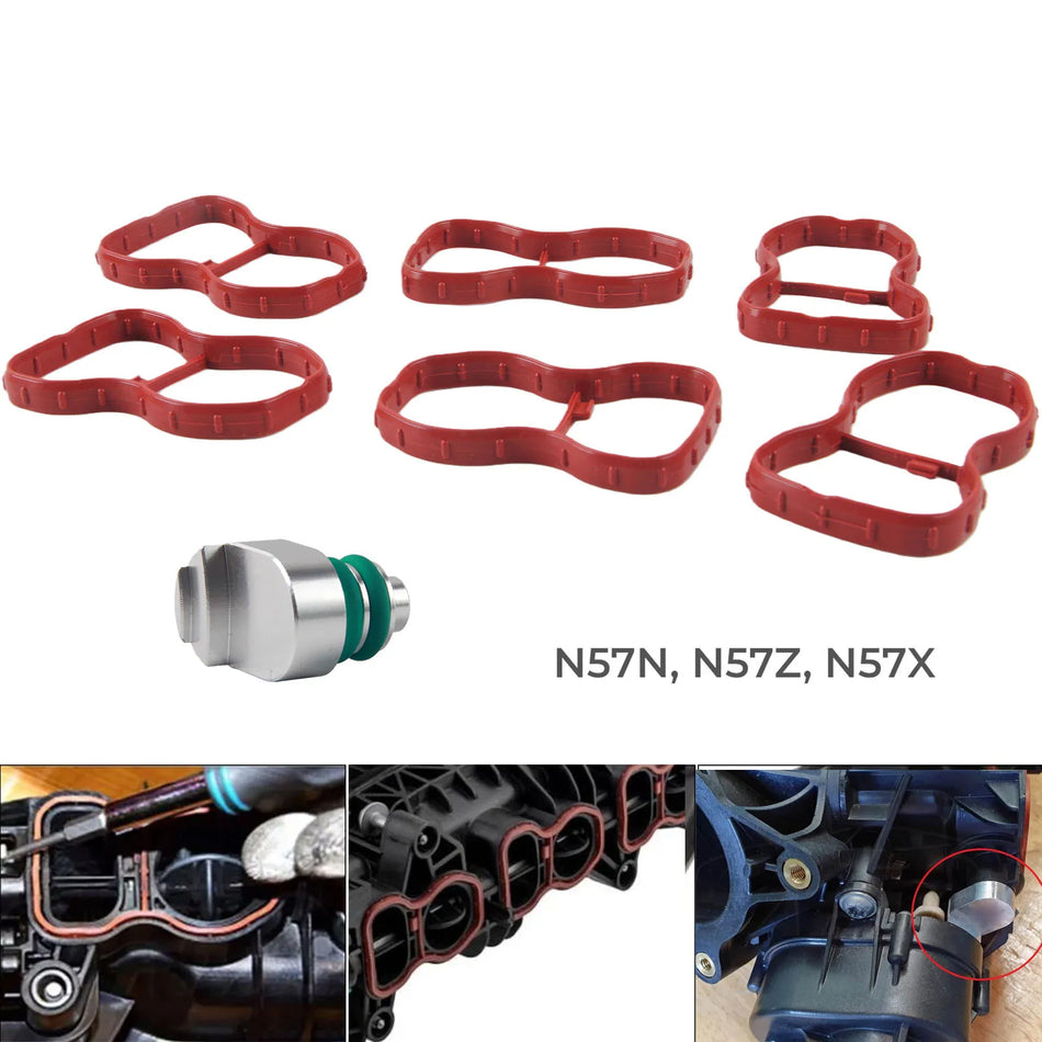 Πώμα Στροβιλισμού Με Γάζα Για BMW N57N, N57Z, N57X 3.0L Ντίζελ Μηχανές Αλουμινίου