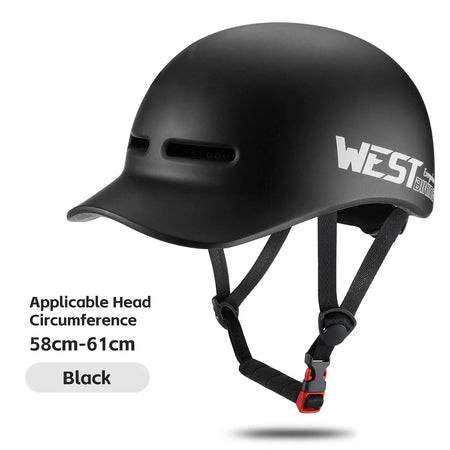 CE Certified Ultralight Bicycle Helmet for Safe Outdoor Sports Black / 58-61cm