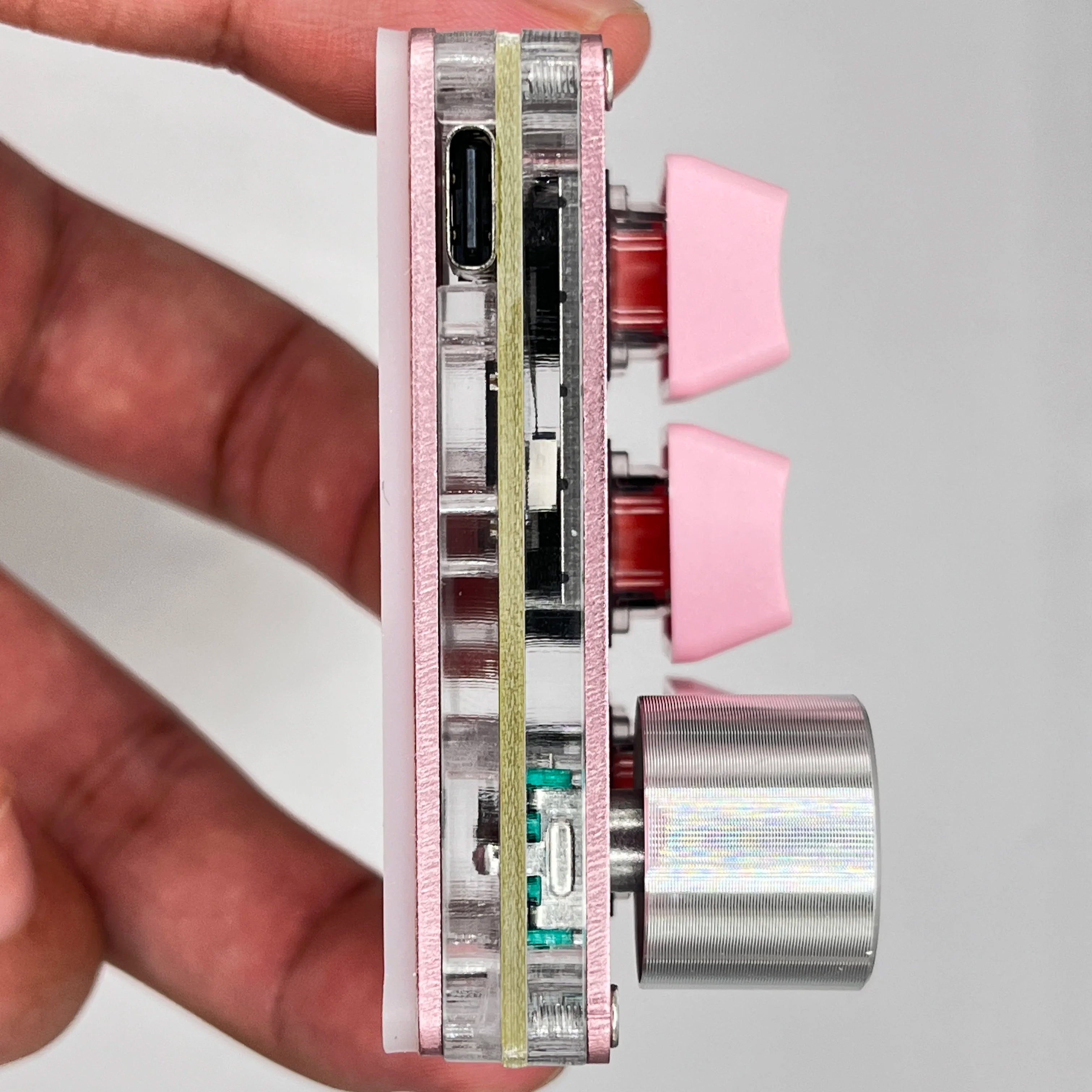 O3C SayoDevice OSU &ndash; Rapid Trigger Pink Magnetic Switches
