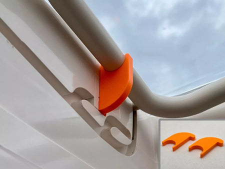 2 Pack Motorhome Rooflight Security Locks for Dometic Midi/Mini Heki Sunroof