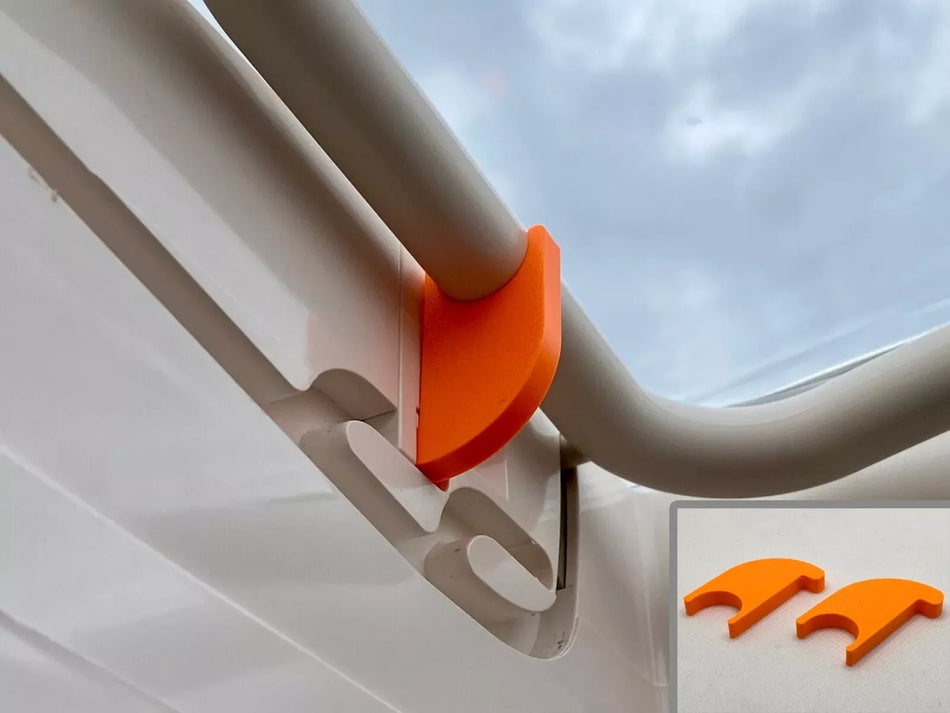 2 Pack Motorhome Rooflight Security Locks for Dometic Midi/Mini Heki Sunroof