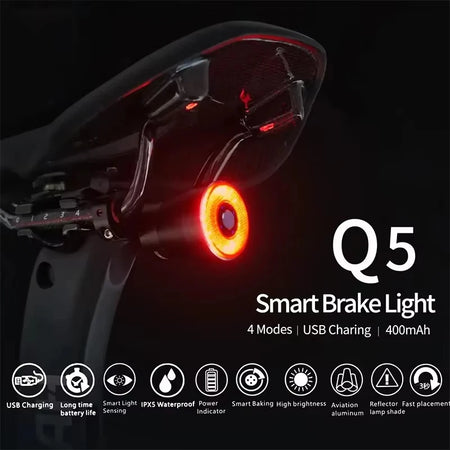 OFFBONDAGE Smart Brake Sensing Waterproof LED Bicycle Taillight