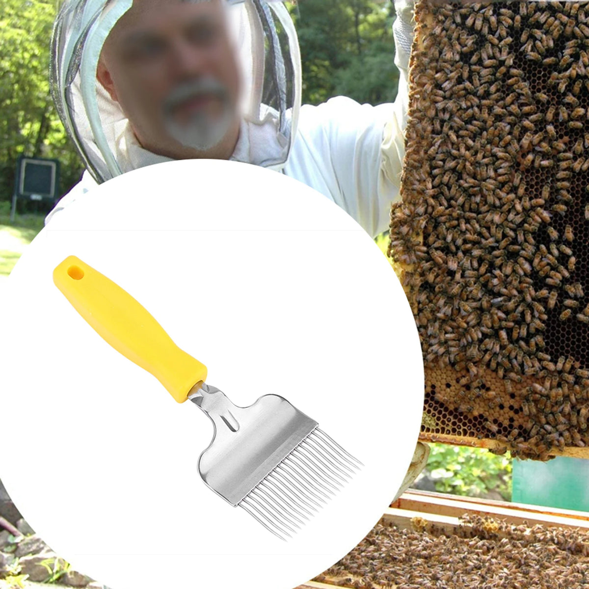 Stainless Steel Beekeeping Uncapping Fork &ndash; Sturdy Build